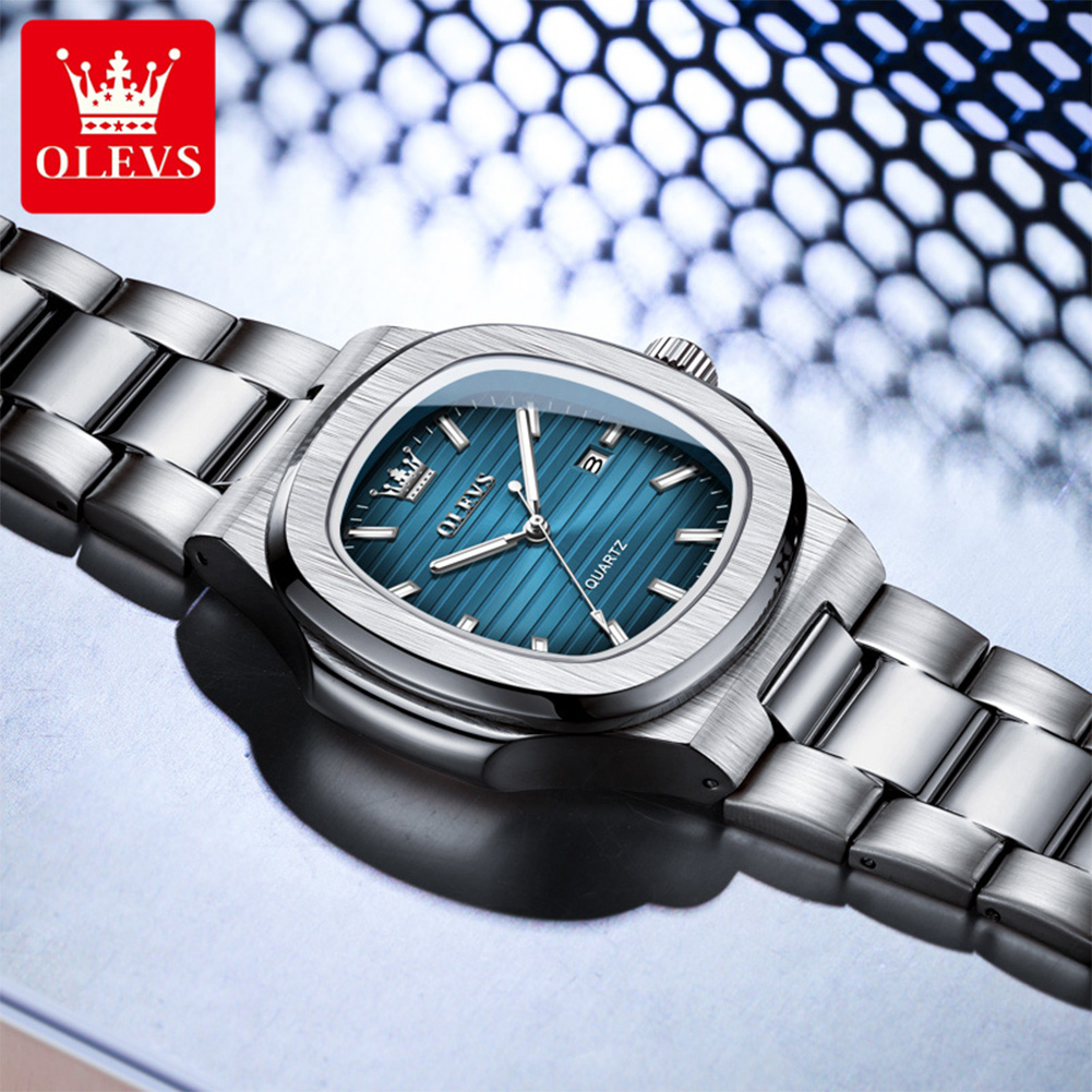 Luxury Watch Mockup - OLEVS Top Luxury Brand Man Watch