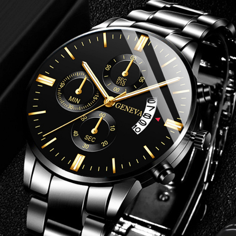 Luxury Watch Price - Luxury Stainless Steel Men Calendar Quartz