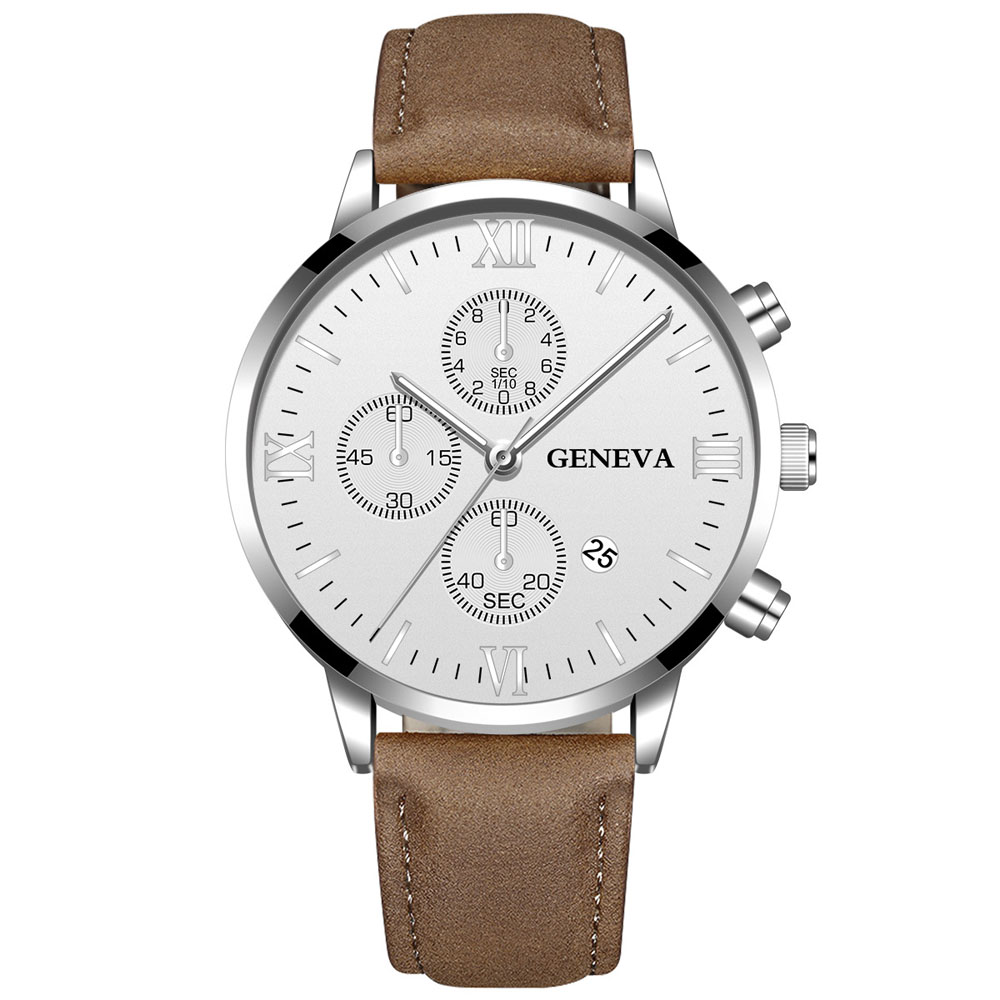 Luxury Watch Packaging Box - Geneva Fashion Men Date Alloy Case