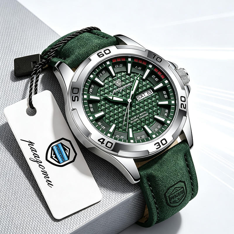 Luxury Watch Mockup - PAAZOMU Luxury Brand Men Watches Fashion