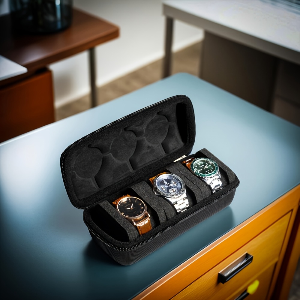 Luxury Watch Packaging Box - 1/2 PC Luxury 3-slot Watch Travel
