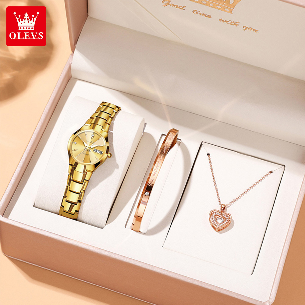 Luxury Watch Quartz - OLEVS Ladies Watch 8697 Luxury Elegant
