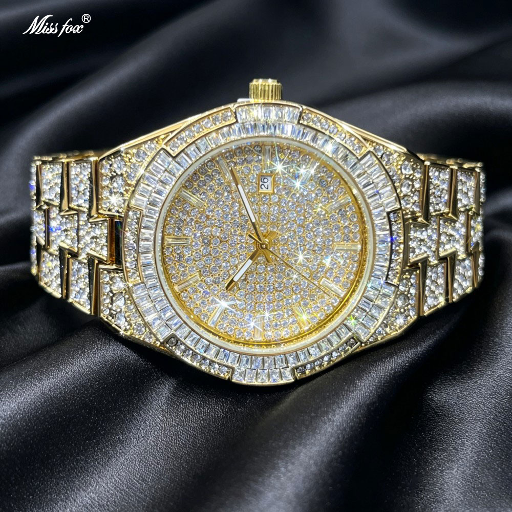 Luxury Watch And Jewelry Brand - Hot Sell Gold Ice Watch For