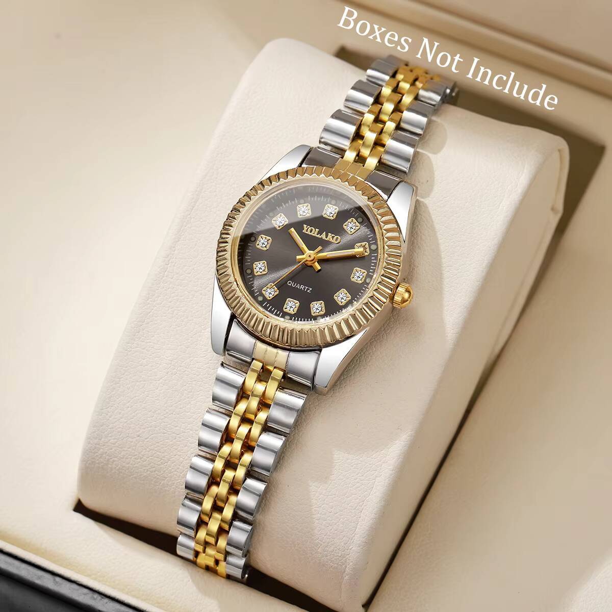 Luxury Watch Packaging Box - Fashion Rhinestone Women Quartz Watch Luxury