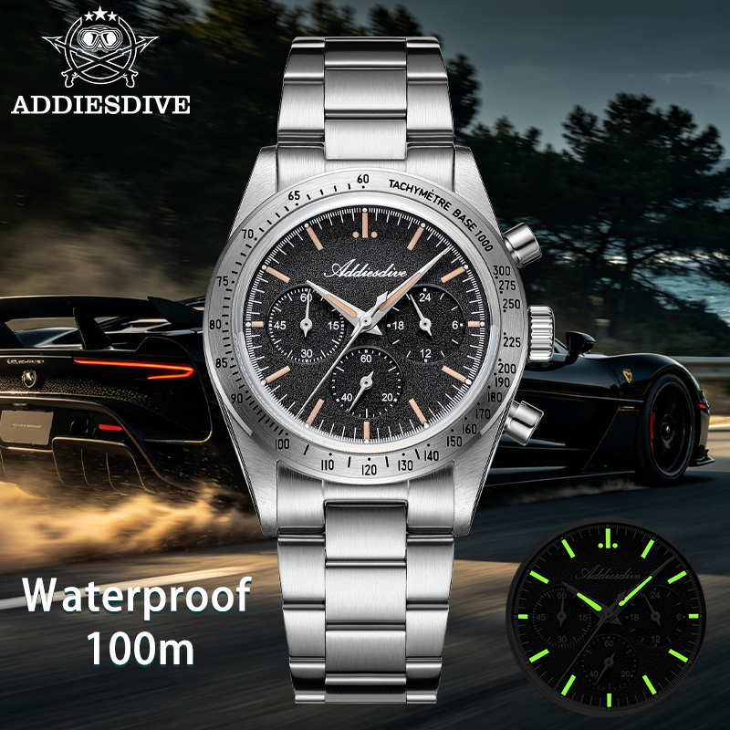 Luxury Watch It - ADDIESDIVE NEW Chronograph Watch 0S20 Movement
