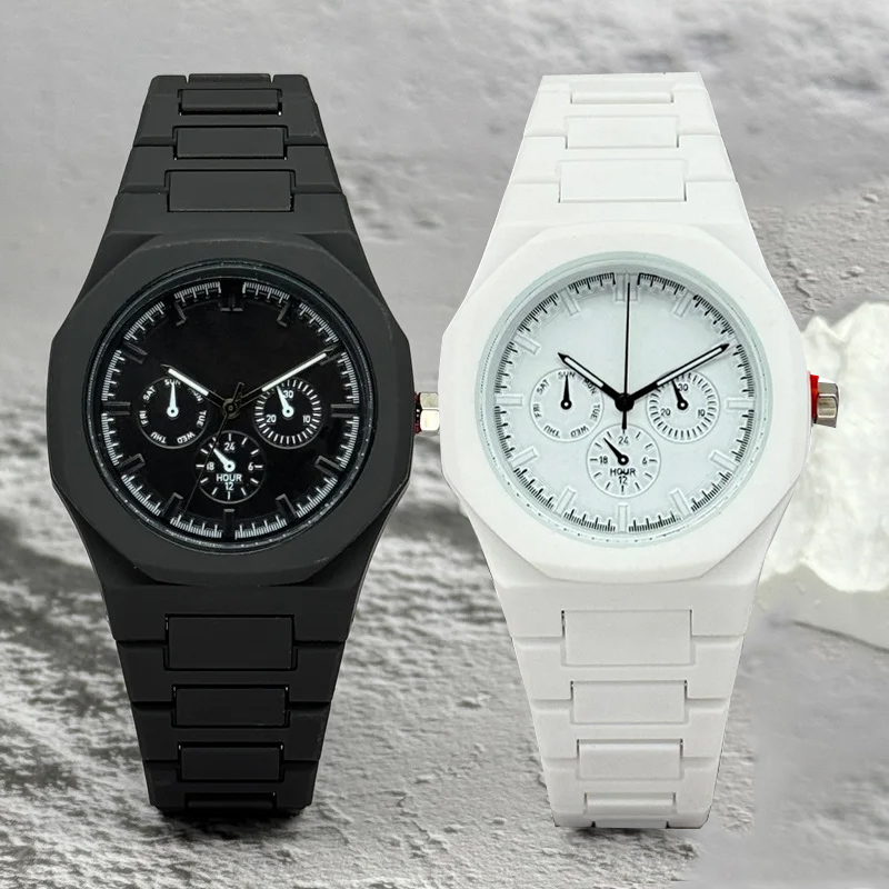 Luxury Watch Mockup - Famous Brand Fake Three-Eyed Dial Men