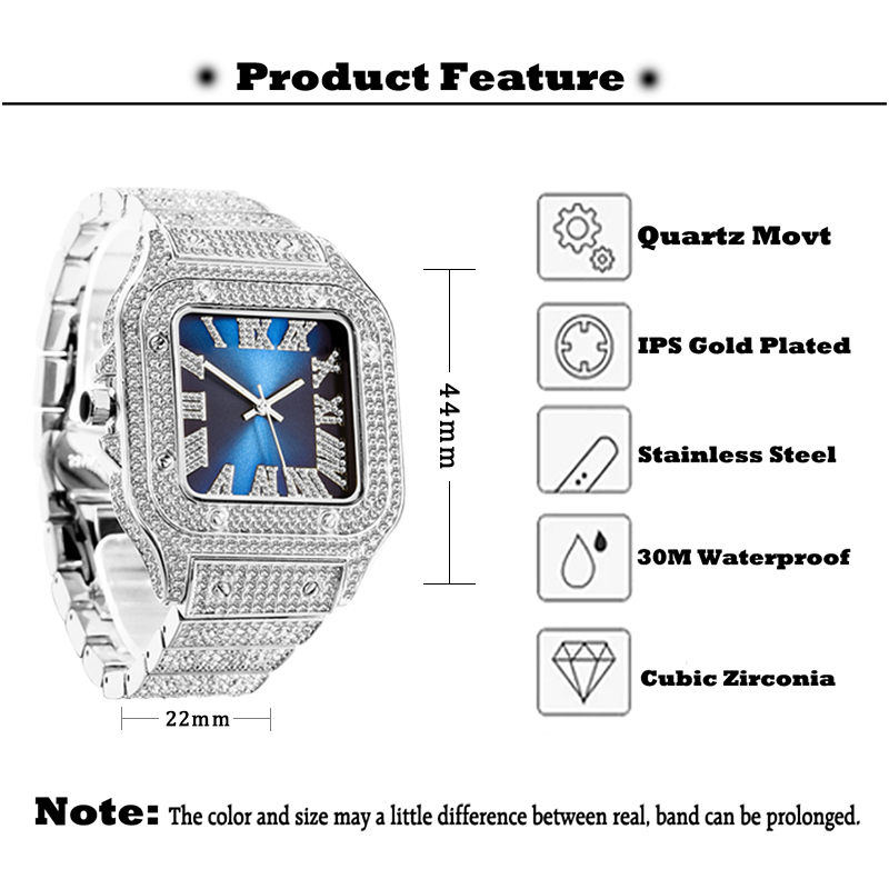 MISSFOX Mens Watches Hip Hop B - Luxury Watch And Jewelry Brand review and price