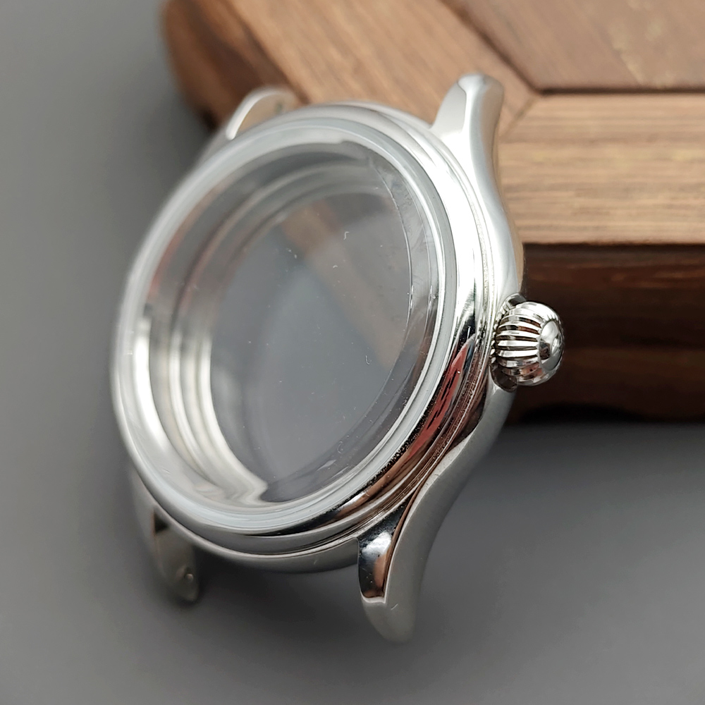 38mm Gun Grey Classical NH35 W - Exhibition Caseback review and price