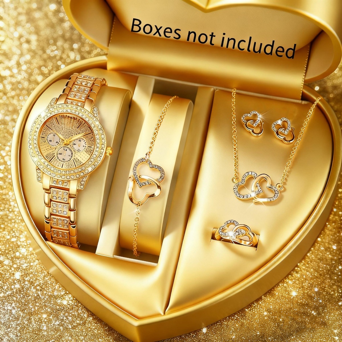 6PCS Luxury Rhinestone Women W - Luxury Watch Kit review and price