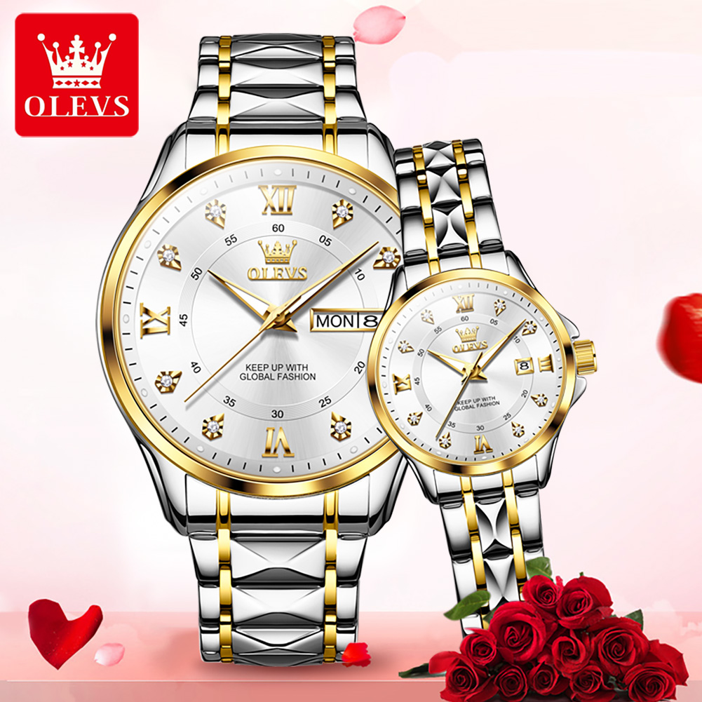 OLEVS 2906 Couple Watch Origin - Luxury Watch Price review and price