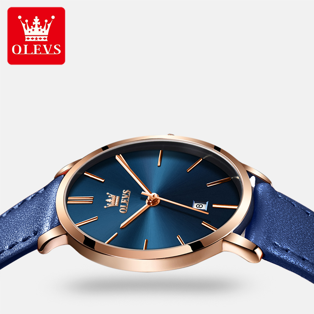 OLEVS Fashion Ultra Thin Women - Luxury Watch With Leather Strap review and price