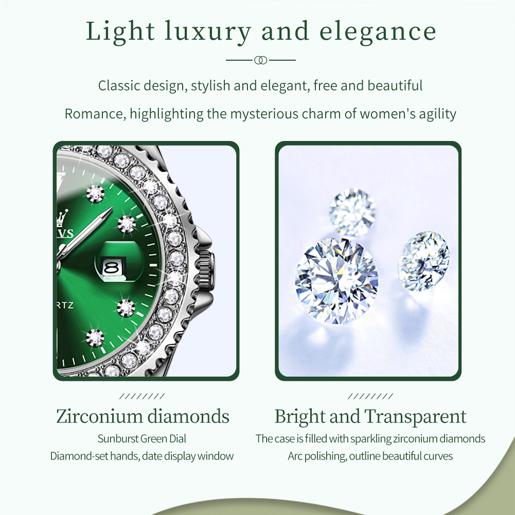 OLEVS Elegant Original Quartz  - Luxury Watch With Leather Strap review and price