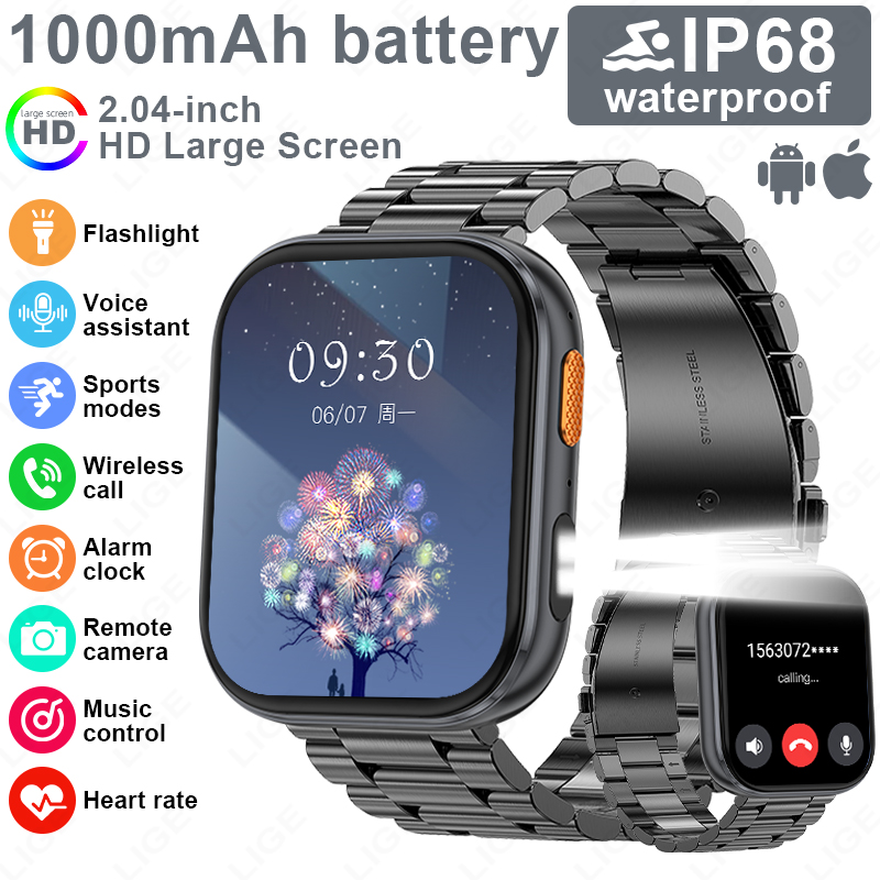LIGE New Military Outdoor 1000 - Luxury Watch On Wrist review and price
