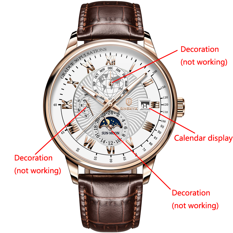 QINGXIYA Brand Fashion Leather - Luxury Watch And Price review and price