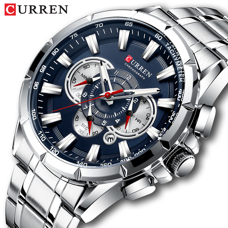CURREN Wrist Watch Men Waterpr - Luxury Watch Mockup review and price