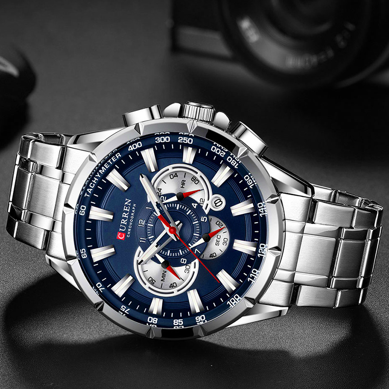 CURREN Wrist Watch Men Waterpr - Luxury Watch Mockup review and price