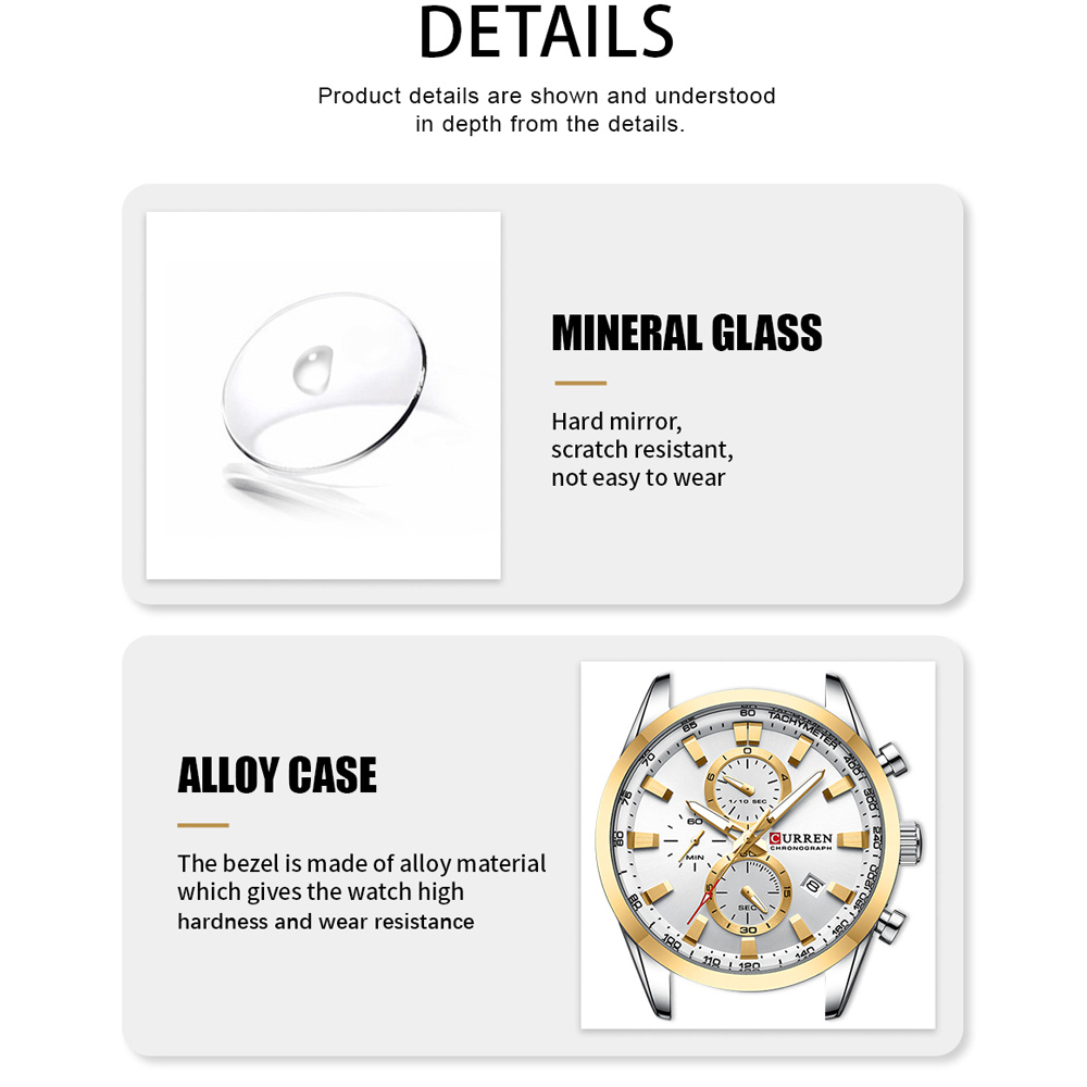 CURREN Luxury Fashion Chronogr - Luxury Watch Audemars Piguet review and price