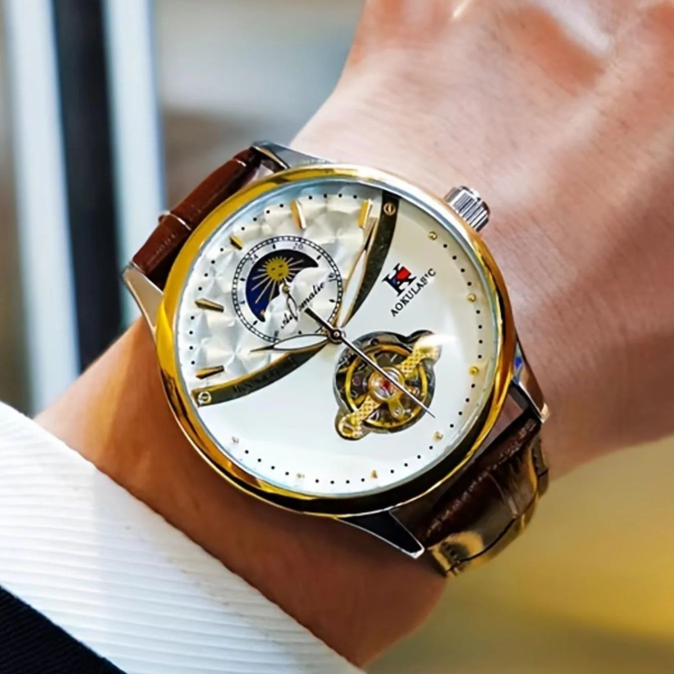 Luxurious Men's Automatic Mech - Luxury Watch It review and price