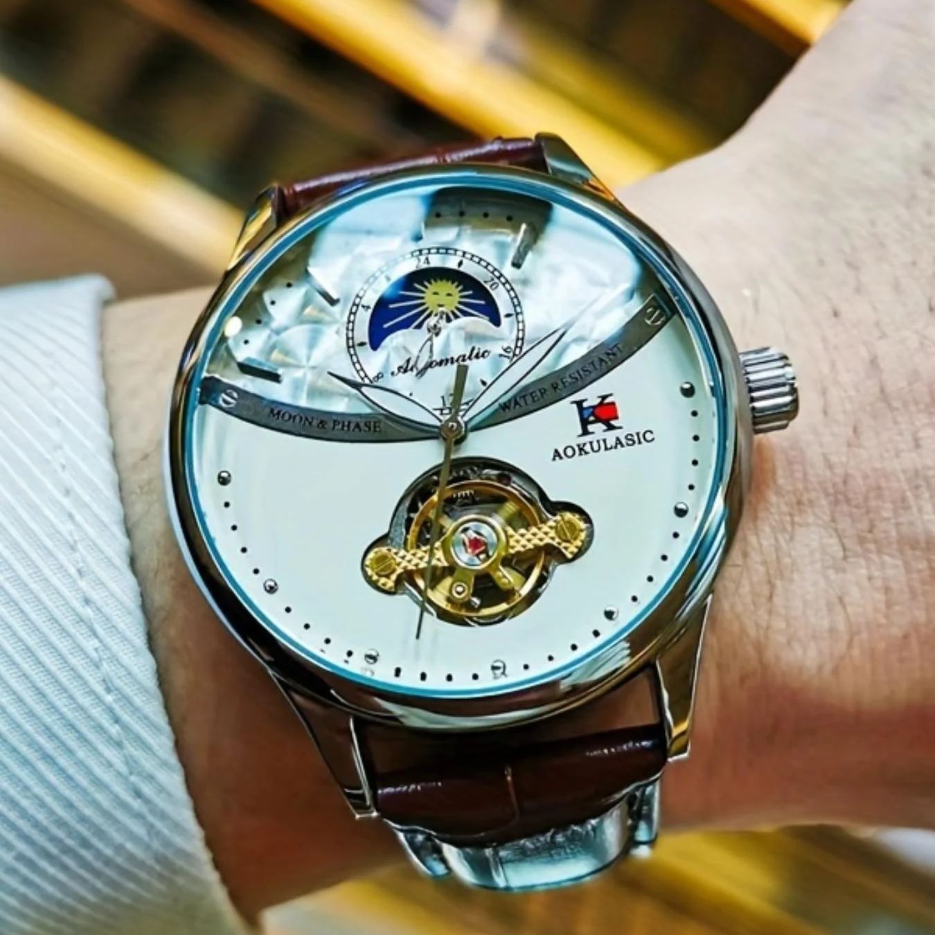 Luxurious Men's Automatic Mech - Luxury Watch It review and price
