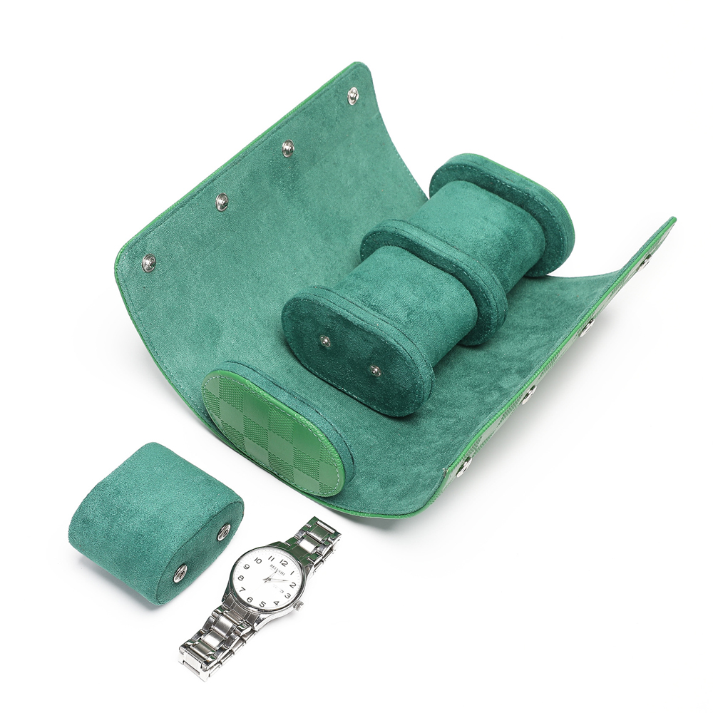 Luxury Leather Watch Roll Gift - Luxury Watch Case Travel review and price