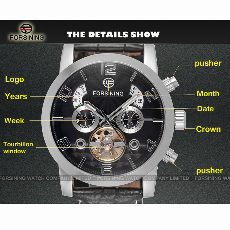 Forsining Fashion Mechanical M - Regulator Display Watch review and price