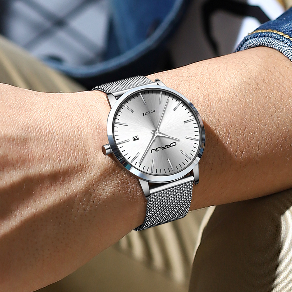 CRRJU New Fashion Mens Watches - Luxury Watch Mockup review and price