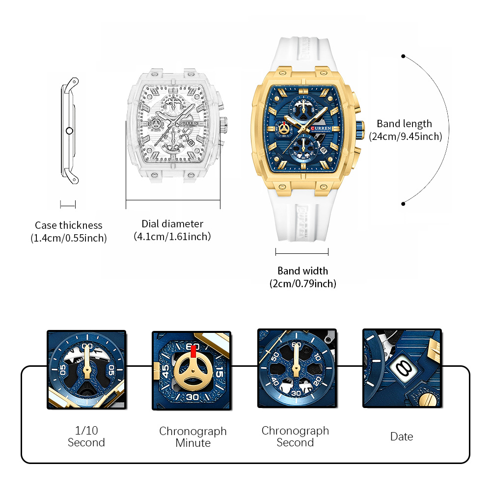 CURREN Luxury Vintage Watch fo - Luxury Watch Price review and price