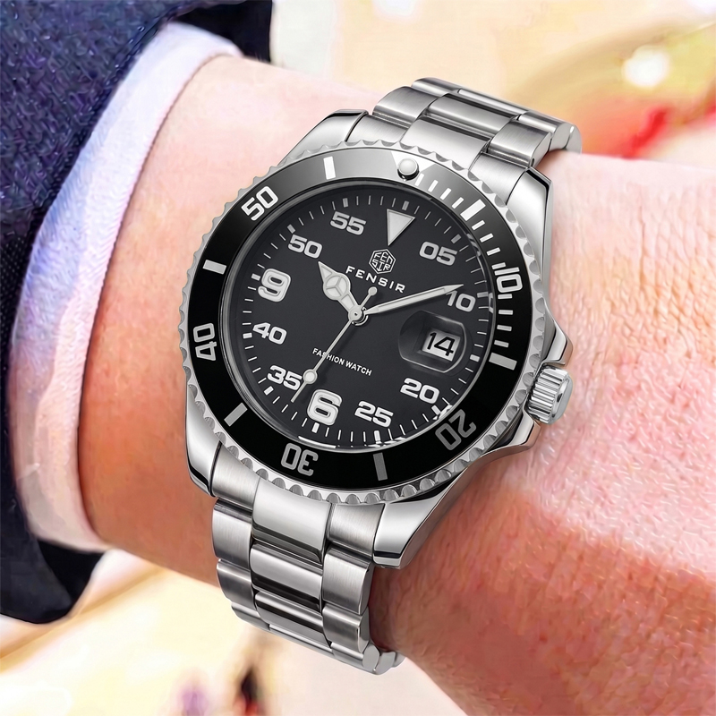 Classic men's quartz watch wit - Luxury Watch It review and price