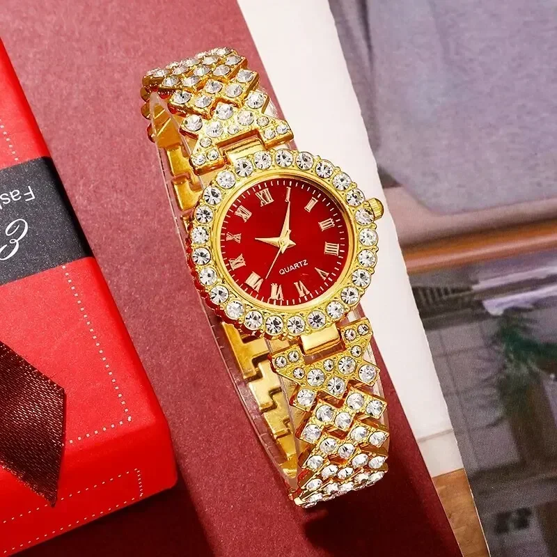 Golden Luxury Watch Women Ring - Luxury Watch Kit review and price