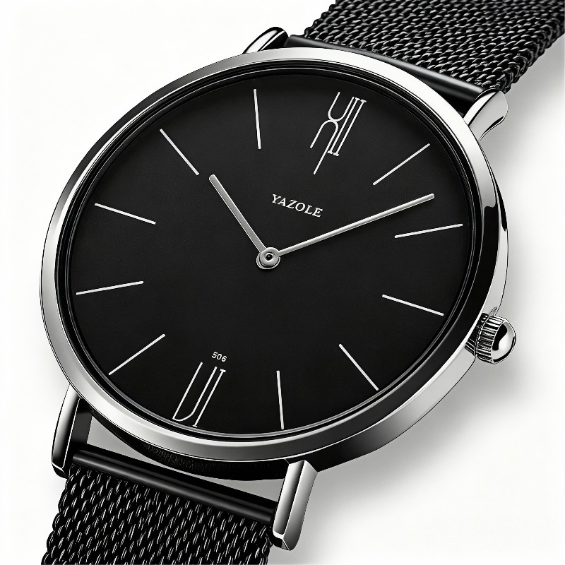 Fashion Simple Men Watch TOP B - Luxury Watch Mockup review and price