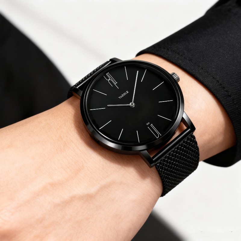 Fashion Simple Men Watch TOP B - Luxury Watch Mockup review and price