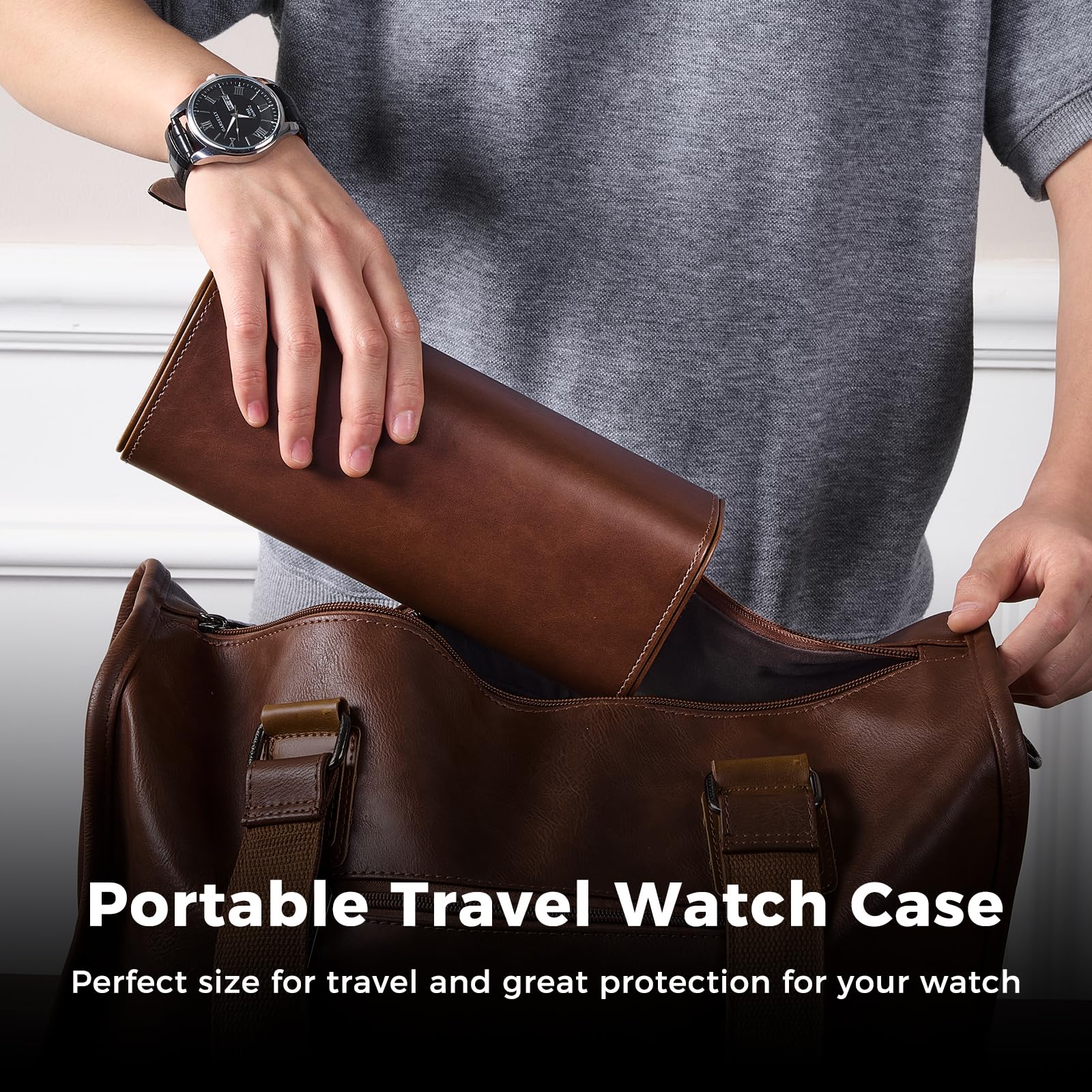 Luxury PU Leather Watch Case W - Luxury Watch Case Travel review and price