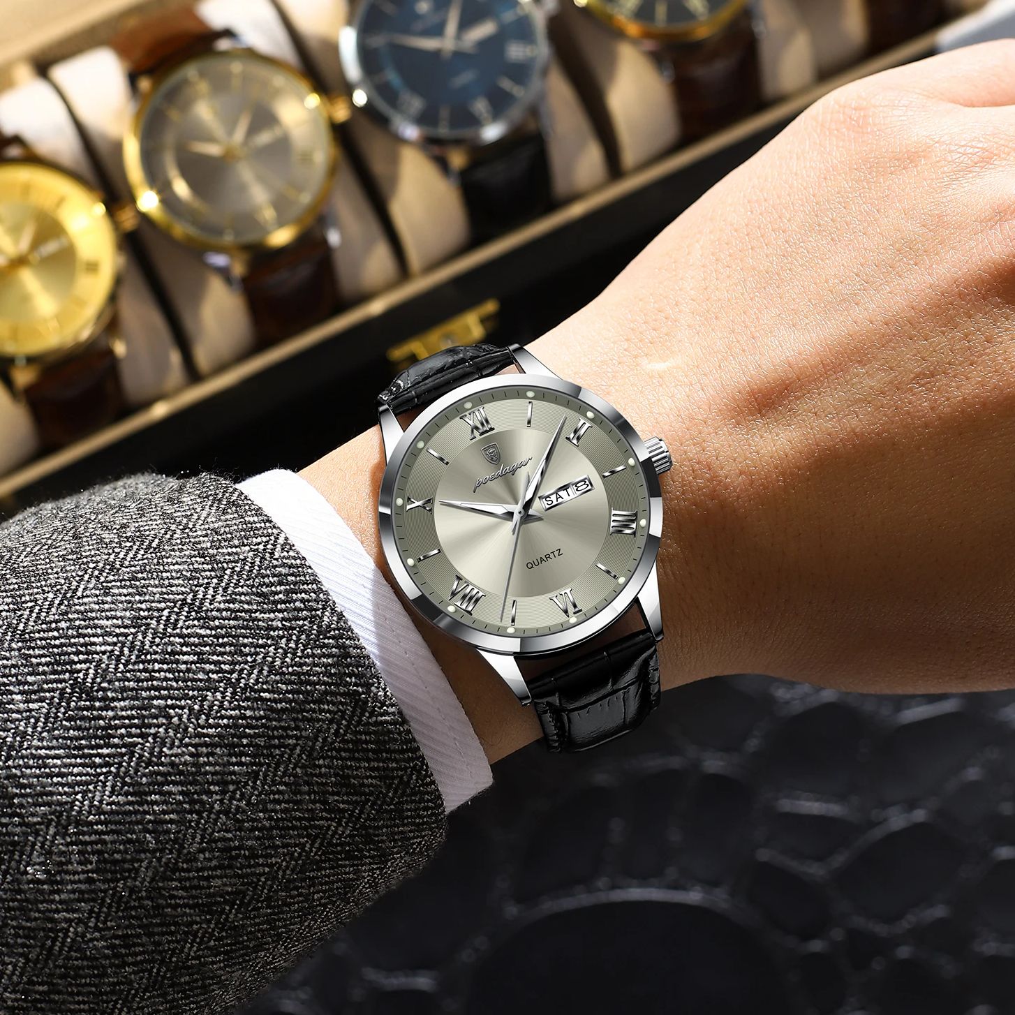 POEDAGAR Luxury Fashion Men's  - Luxury Watch Audemars Piguet review and price