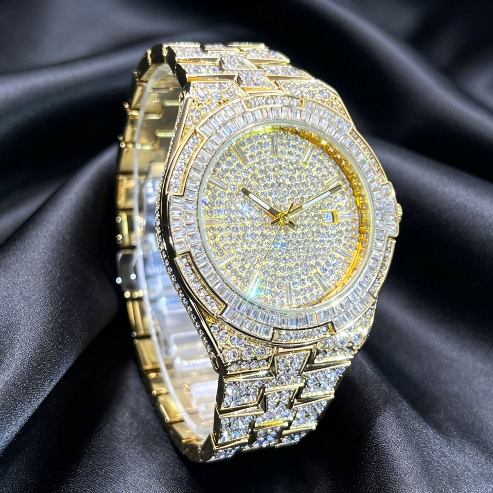 Hot Sell Gold Ice Watch For Me - Luxury Watch And Jewelry Brand review and price