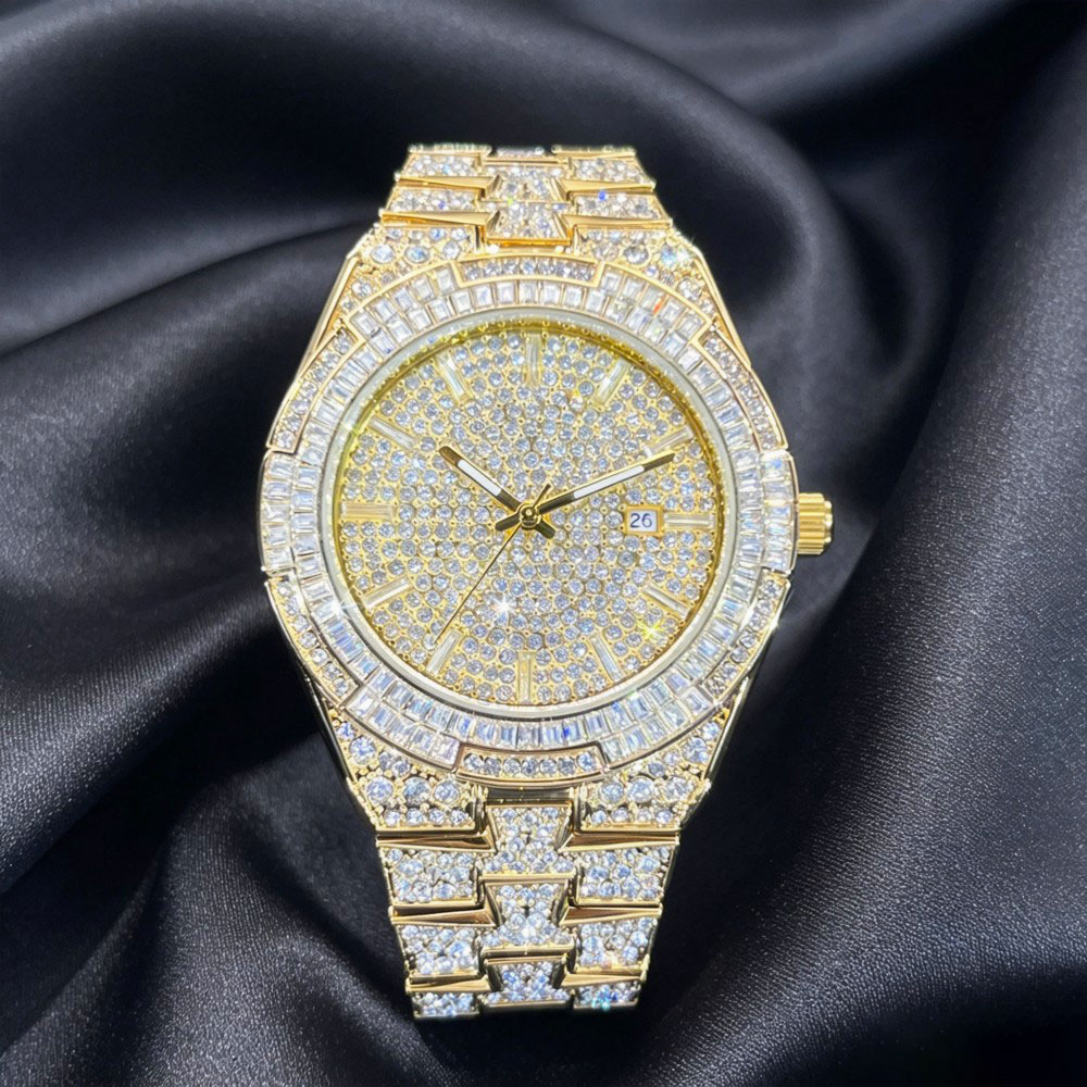 Hot Sell Gold Ice Watch For Me - Luxury Watch And Jewelry Brand review and price