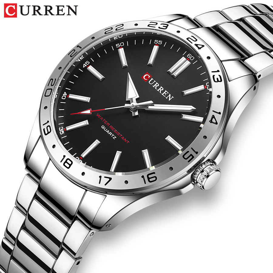 CURREN 8452 Silver White Gift  - Luxury Watch Audemars Piguet review and price