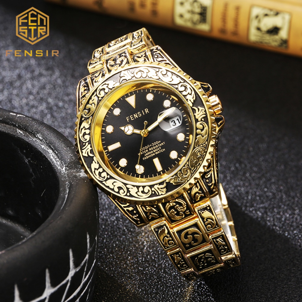 Vintage Embossed Men's Quartz  - Luxury Watch And Price review and price