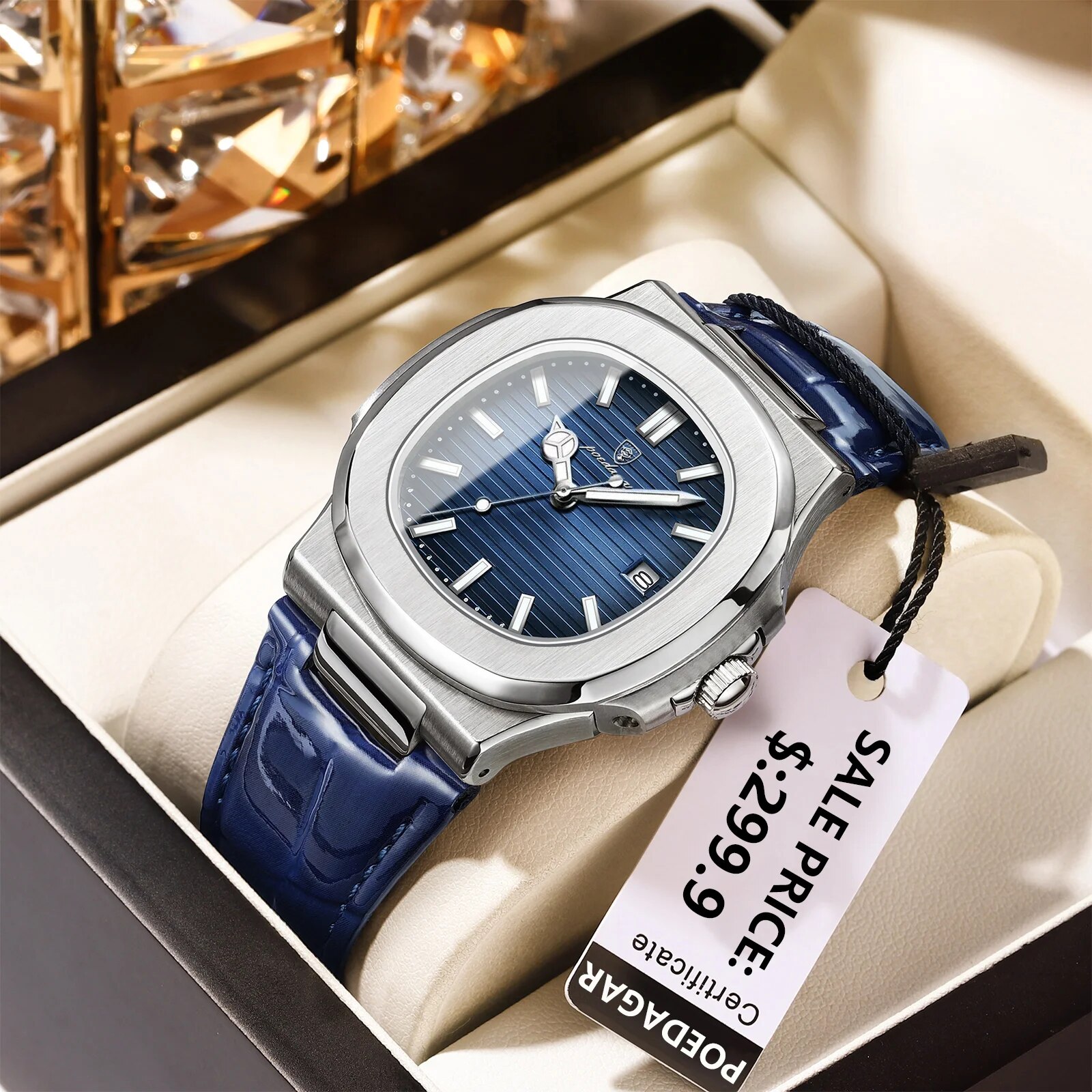 POEDAGAR Top Luxury Square Man - Luxury Watch Audemars Piguet review and price