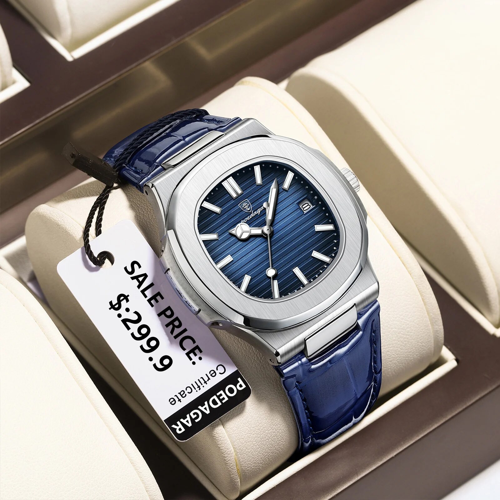 POEDAGAR Top Luxury Square Man - Luxury Watch Audemars Piguet review and price