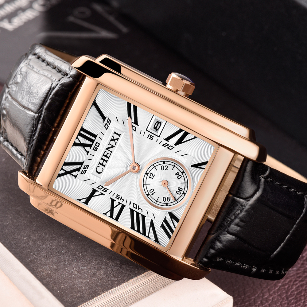 CHENXI 8216 Fashion Classic Sq - Luxury Watch Mockup review and price