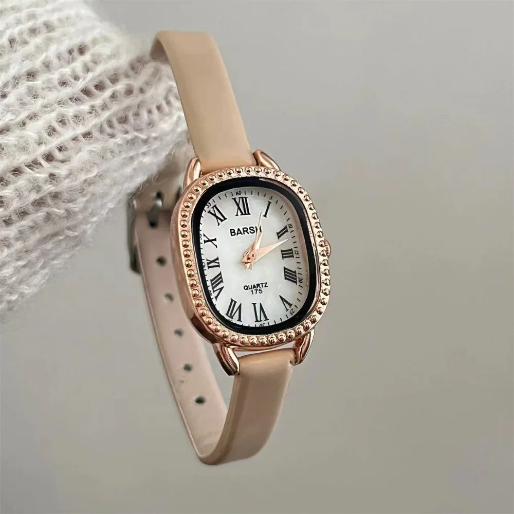 Famous Brand Women Diamond Ova - Luxury Watch With Leather Strap review and price