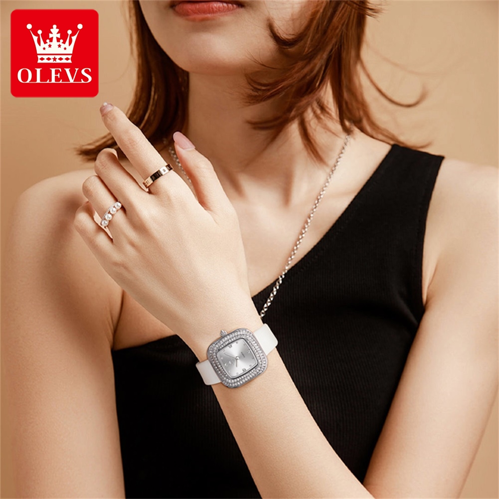 OLEVS 5512 Luxury Elegant Wome - Luxury Watch With Leather Strap review and price