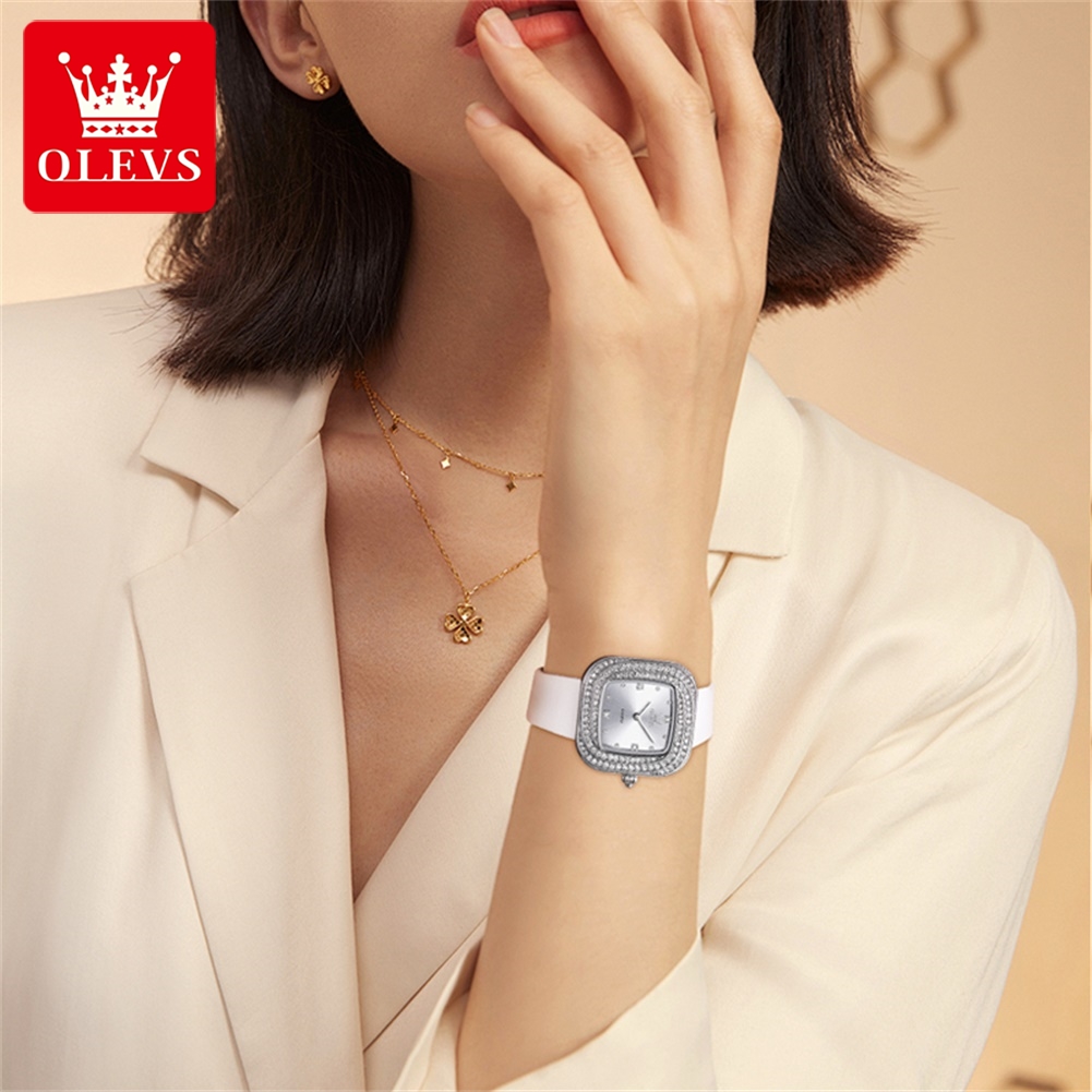 OLEVS 5512 Luxury Elegant Wome - Luxury Watch With Leather Strap review and price