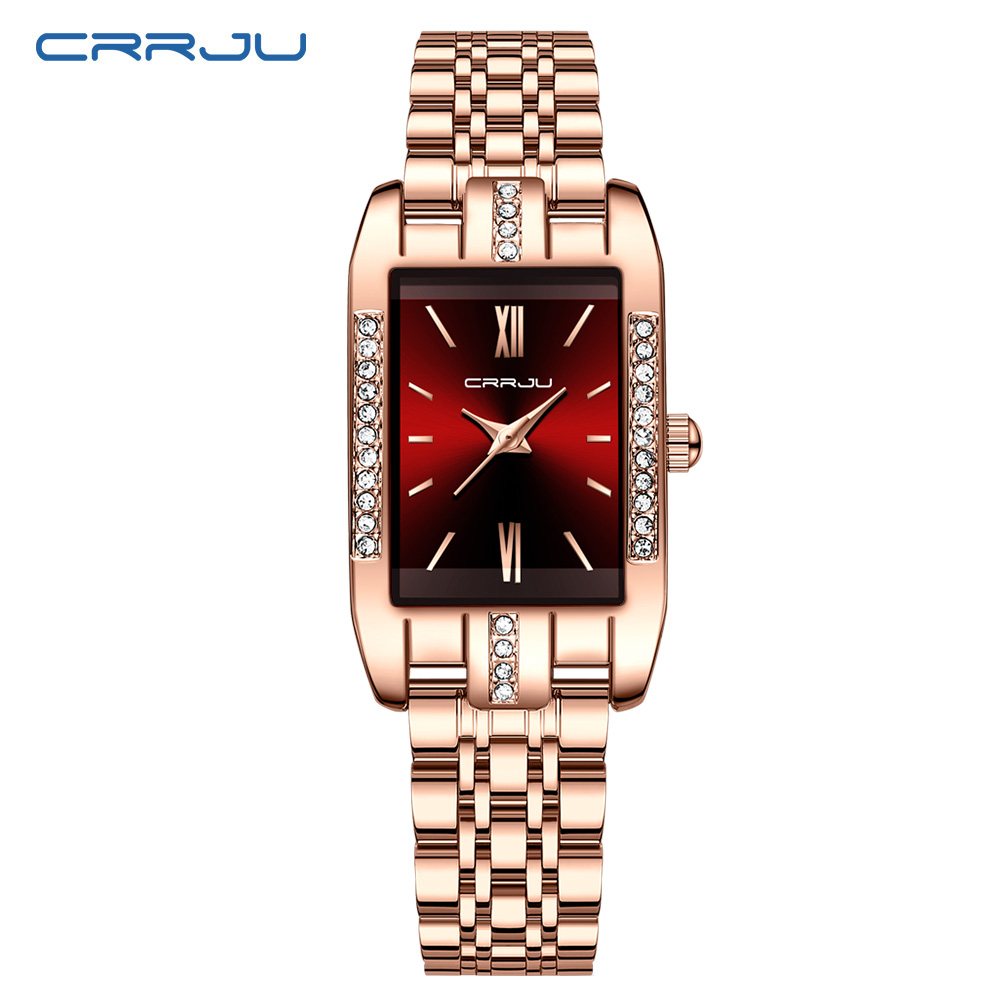 CRRJU Luxury Square Watch for  - Ladies Luxury Watch review and price