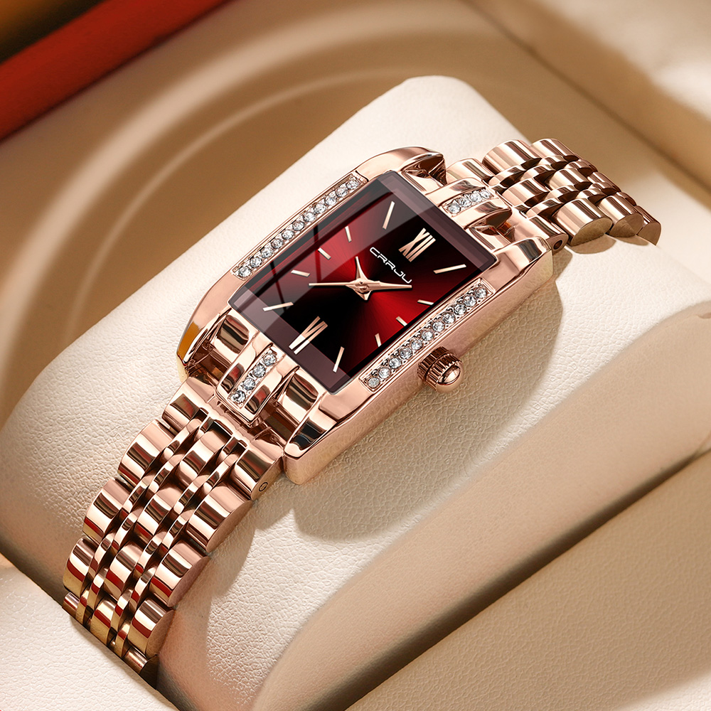 CRRJU Luxury Square Watch for  - Ladies Luxury Watch review and price