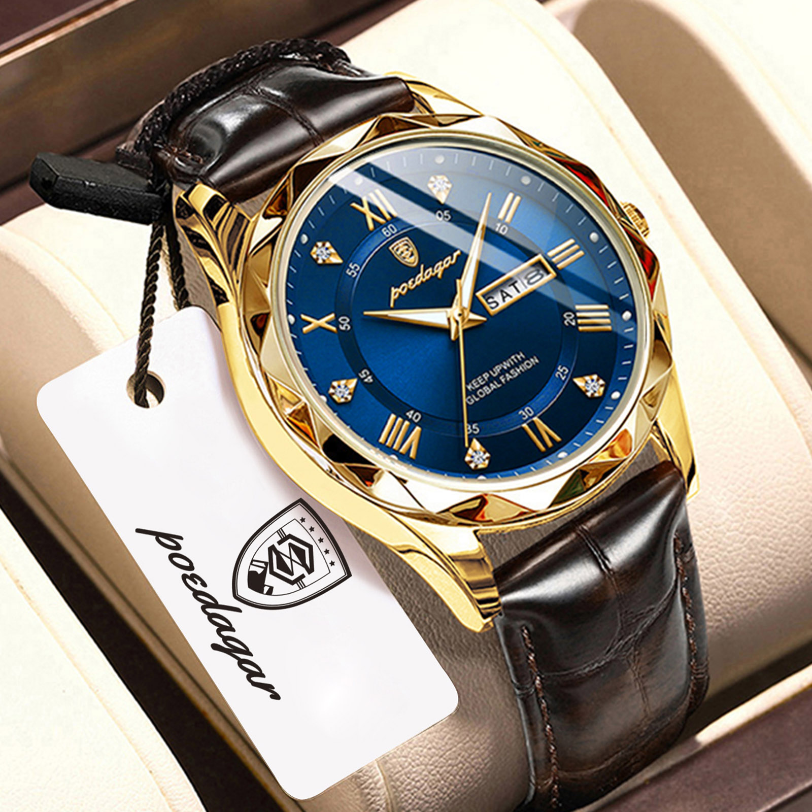 POEDAGAR Top Fashion Man Clock - Luxury Watch Audemars Piguet review and price