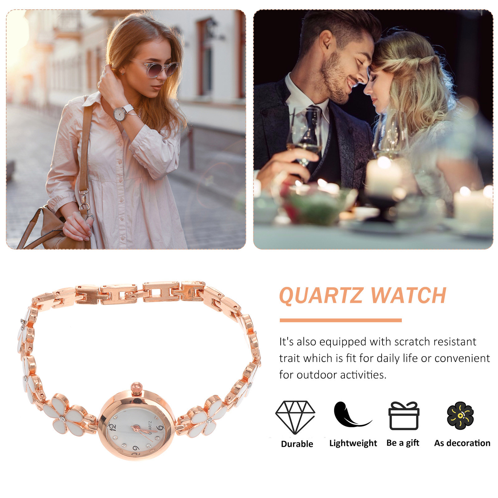 Elegant Crystal Quartz Bracele - Luxury Watch Quartz review and price