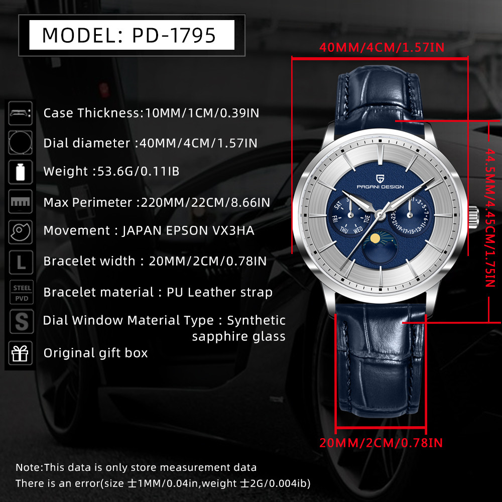 Paganidesign Luxury Quartz Sta - Luxury Watch Brand Tier review and price