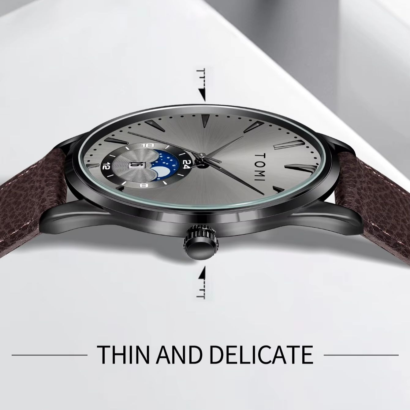 TOMI 2Pcs Men's Watch Gift Set - Luxury Watch Kit review and price