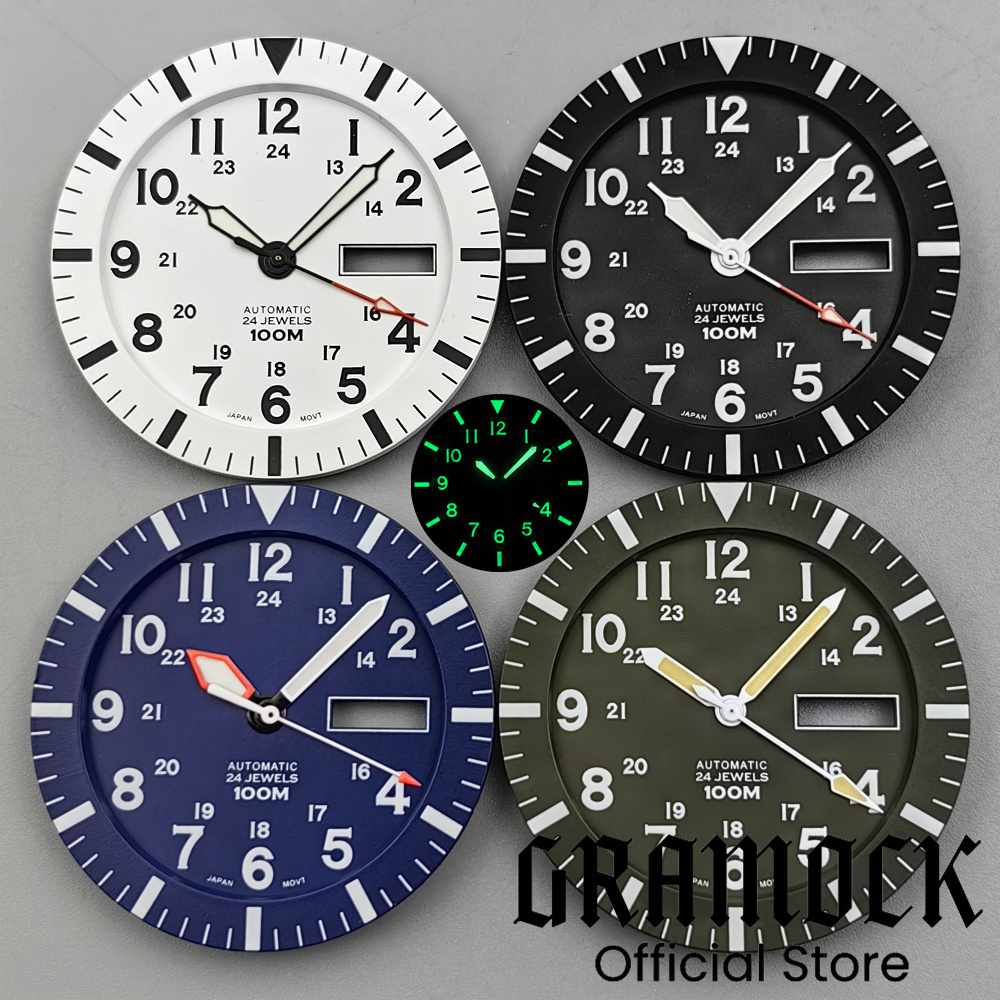 Gramock Vintage NH36 Face 34.3 - Exhibition Caseback review and price